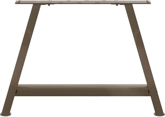 vidaXL Metallisches Möbelbein 2 Stück 60x42cm Rosa