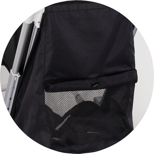 Chipolino Pocket Kinderwagen für Neugeborene Schwarz 6.4kg