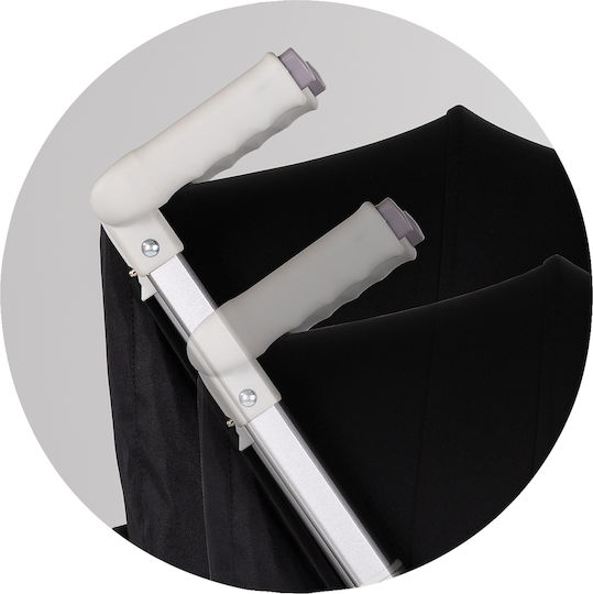 Chipolino Pocket Kinderwagen für Neugeborene Schwarz 6.4kg
