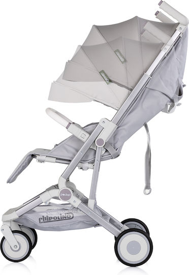 Chipolino Pocket Baby Stroller Suitable for Newborn Platinum 6.4kg