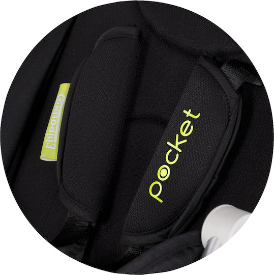 Chipolino Pocket Kinderwagen für Neugeborene Schwarz 6.4kg