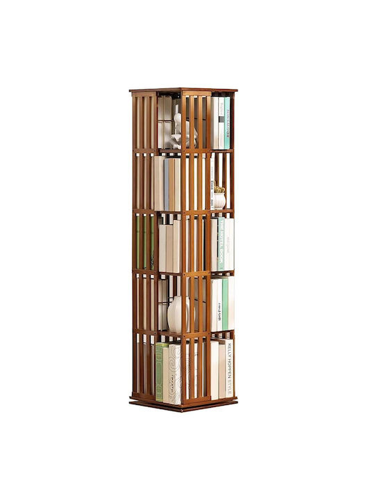 5-Tier Shelf H149x37x37cm Bamboo Wood