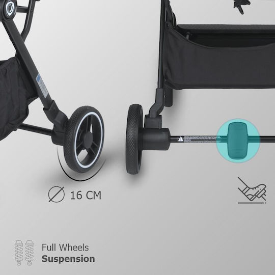 Coccolle Melia Baby Stroller Suitable for Newborn Blush Rose 6.7kg