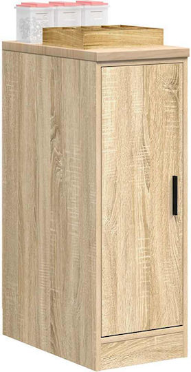 Wall Living Room Cabinet Made of Solid Wood Brown 30x51x85cm