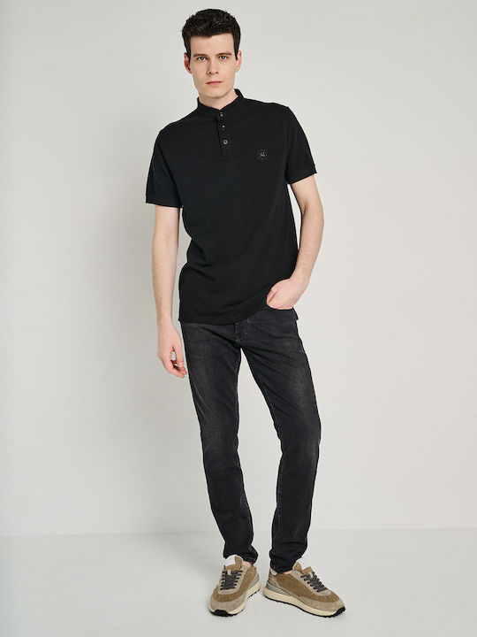 Men's Jeans Pants with Slim Fit Black