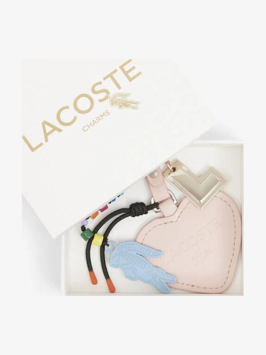Lacoste Heart L Croc Charm Zinc Alloy Nf5319rl-h96 Nidus Ροζ