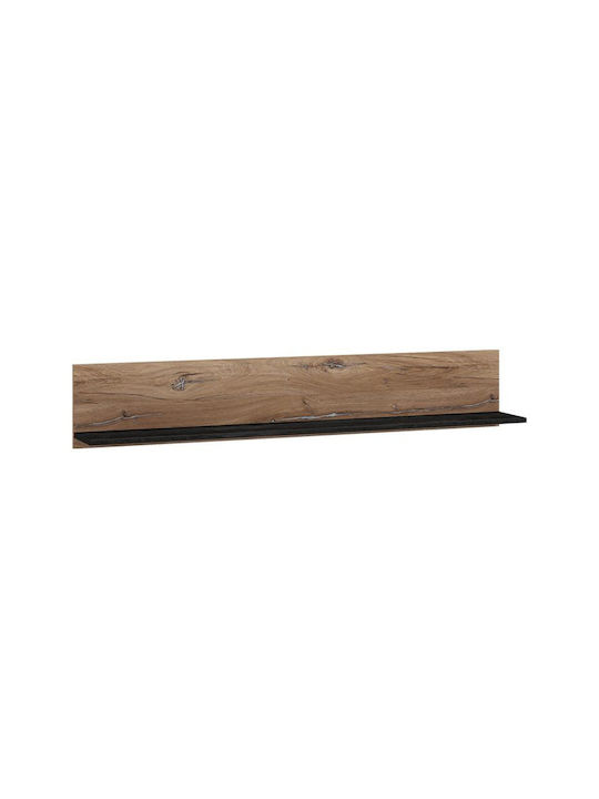 Ράφι Τοίχου Corvia Zp Flagstaf-Carbon 138x20x24εκ.