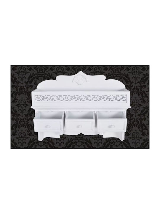 Shelf Wall White 48.5x13x37.5cm