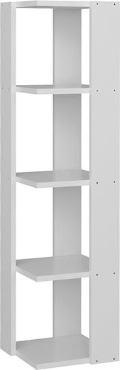 Bibliotecă Colț Venita Albă 31.3x33x120 cm GP042-0101,1 Bibliotecă Colț Venita Albă 31.3x33x120 cm GP042-0101,1