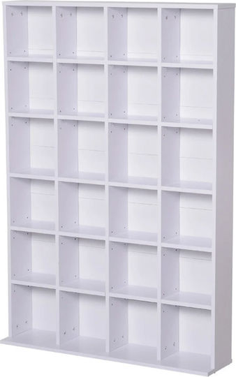 Βιβλιοθήκη Λευκή 89x20x130.5εκ. 831-040WT