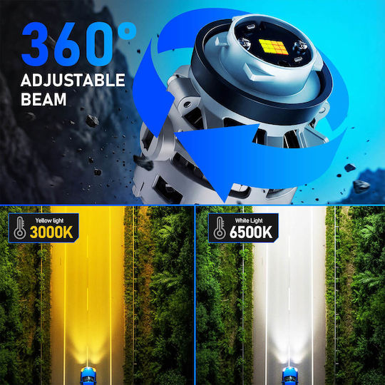 NovSight Λάμπα Αυτοκινήτου & Μοτοσυκλέτας T16 Canbus LED 6500K Ψυχρό Λευκό 12-24V 120W