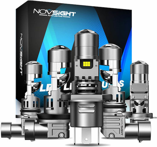 NovSight Car and Motorcycle Lamp HB4-9006 Canbus LED 6500K Cold White 12V 60W