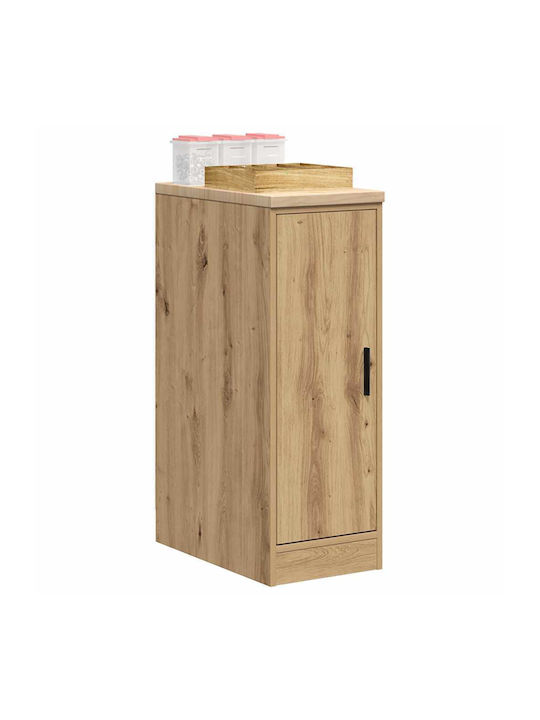Wall Living Room Cabinet Made of Solid Wood Brown 30x51x85cm