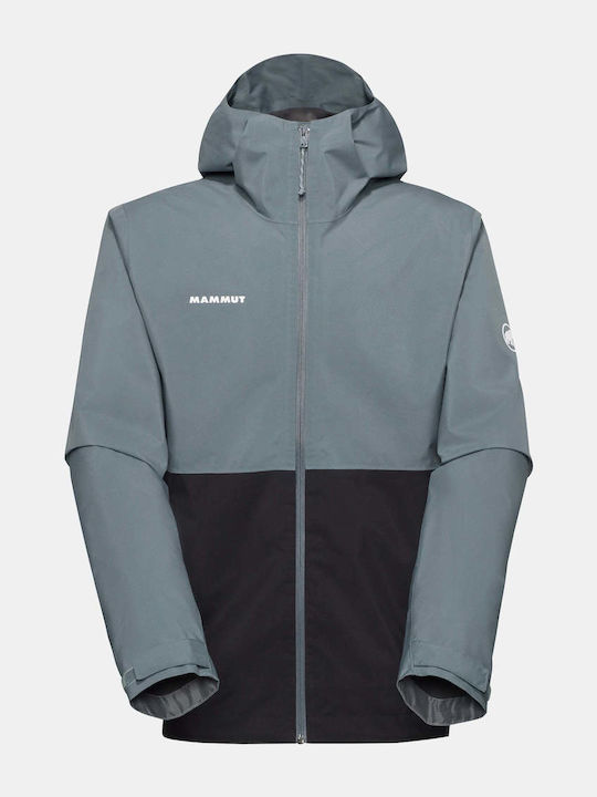 Herren Jacken Hardshell Wasserdicht und Winddicht Schwarz Strata