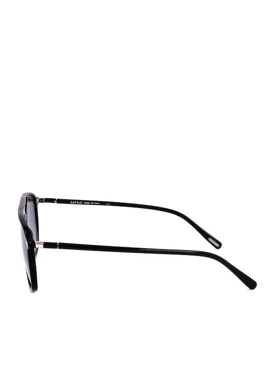 Safilo Ανδρικά Γυαλιά Ηλίου με Μαύρο Σκελετό και Μαύρο Φακό