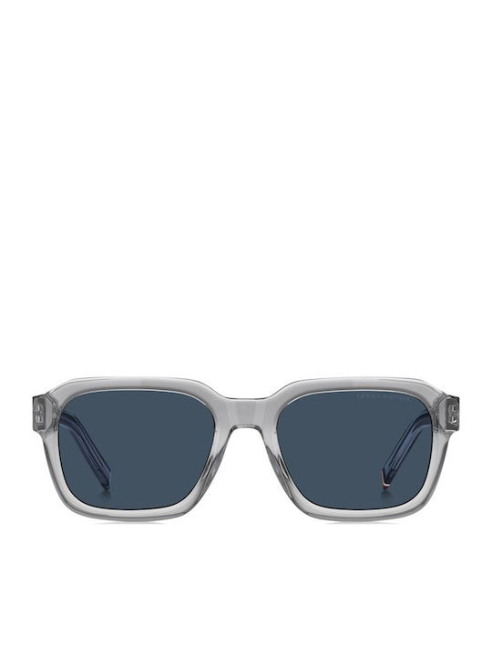 Tommy Hilfiger Men's Sunglasses with Gray Horn-Rimmed Frame and Gray Lens TH2310/S KB7/KU