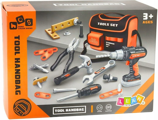 Leantoys Diy Tool Set In Bag 25 Pcs
