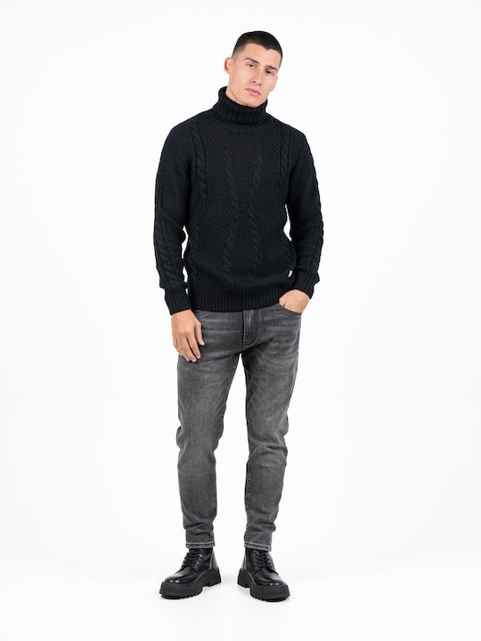 Langarm Pullover Schwarz