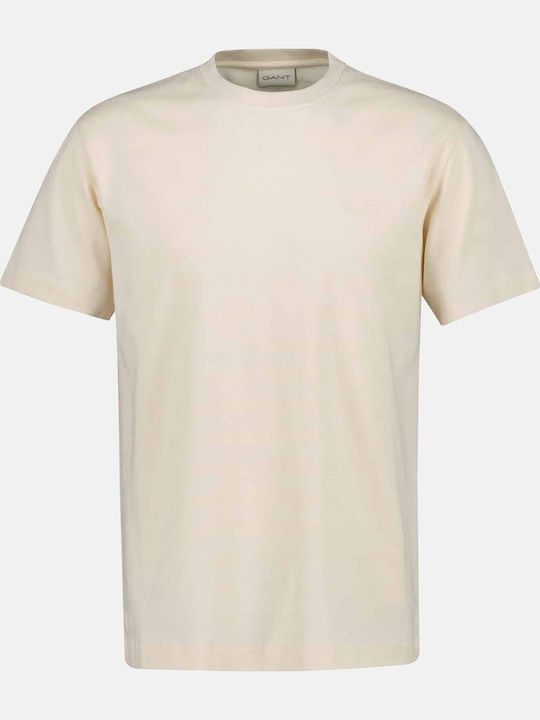 Herrenblusen Kurzarm T-Shirt Cremweiß