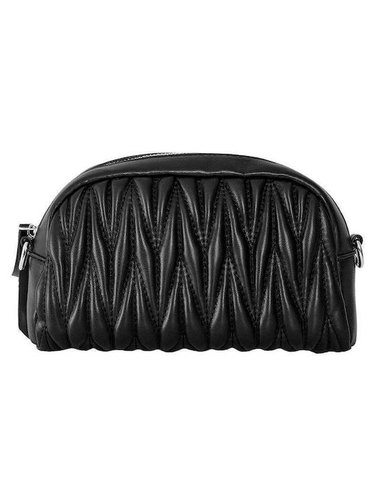 Celestino Дамско Чантичка Clutch С Релефни Мотиви Черен