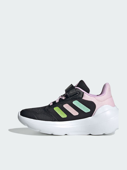 Tensaur Run 2.0 Αθλητικά Παιδικά Παπούτσια με Σκρατς Core Black / Clear Mint / Clear Pink