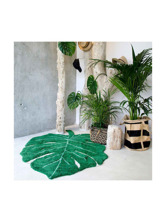 Lorena Canals Monstera Παιδικό Χαλί Πράσινο 120x180cm