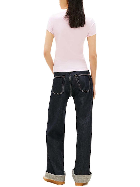 Tommy Hilfiger Damen T-Shirt Rosa Tommy Hilfiger Damen T-Shirt Rosa