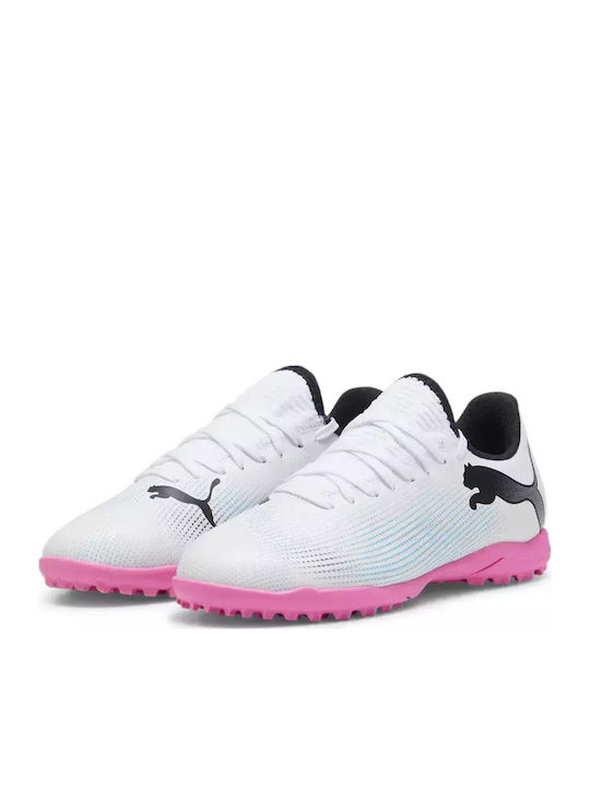 PUMA Play Tt Jr White Kids Soccer Cleats & Shoes