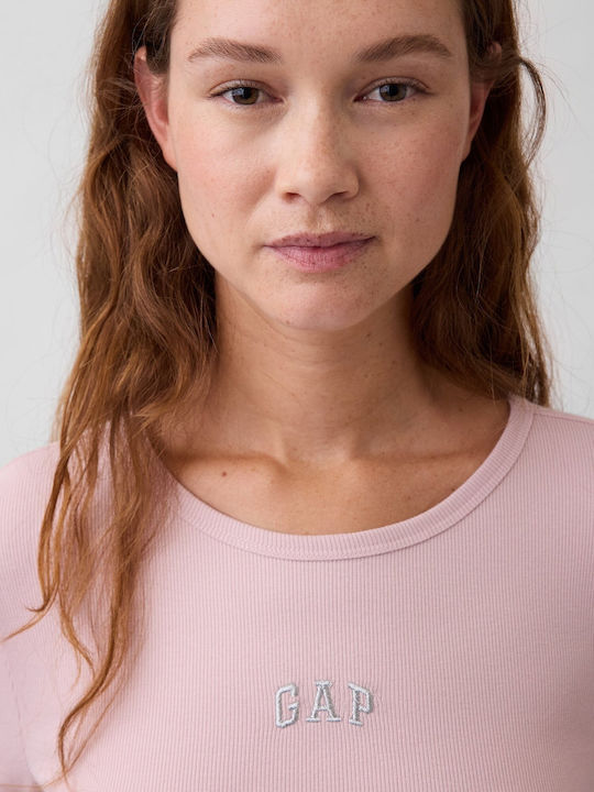 Women's Cotton Pink Crop Top
