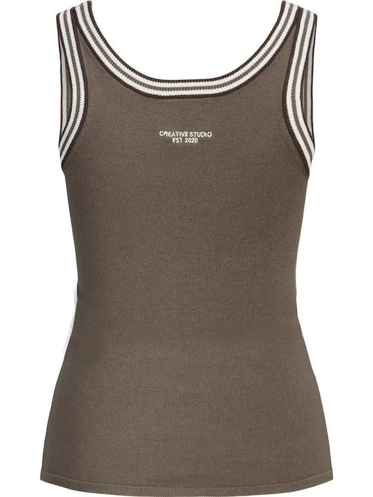 Damen Bluse Braun