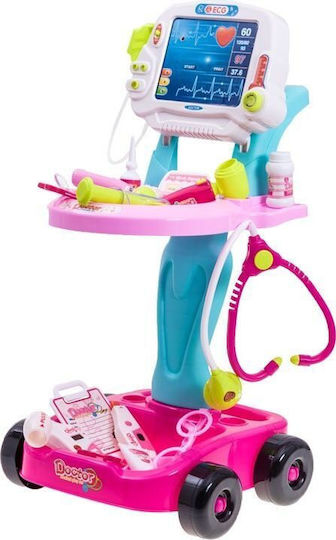 Jokomisiada Doctor Set Medical Trolley Kids Za2155ro