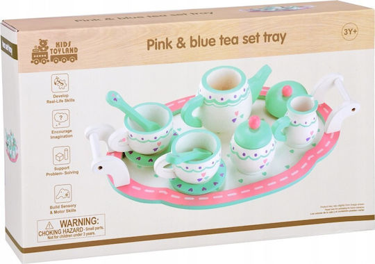 Wooden Tea Set Coffee Maker Cups Carafe Tray Za5385