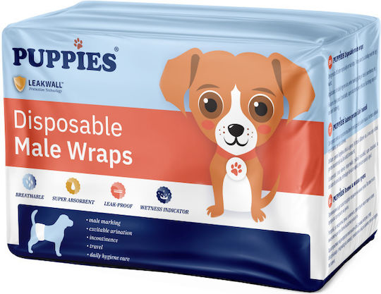 Puppies Dog Panties XLarge 35 - 35cm 12pcs