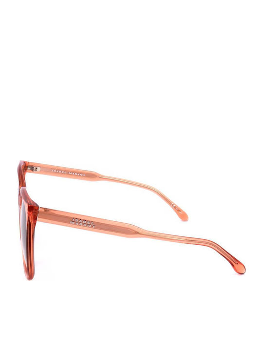 Isabel Marant Women Sunglasses with Pink Frame and Transparent Lens