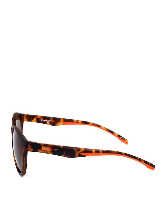 Lotto Unisex Γυαλιά Ηλίου με Καφέ Σκελετό και Καφέ Φακό LS1006
