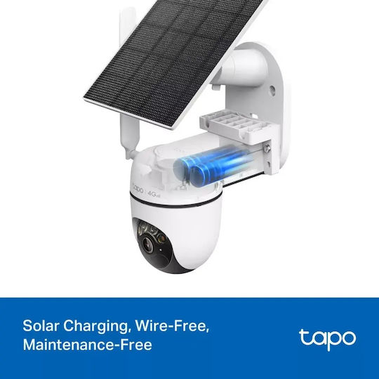 TP-LINK Tapo C615G KIT v1 IP Surveillance Camera 4G Full HD+ 3MP Waterproof Battery Powered with Two-Way Communication and 4mm Lens