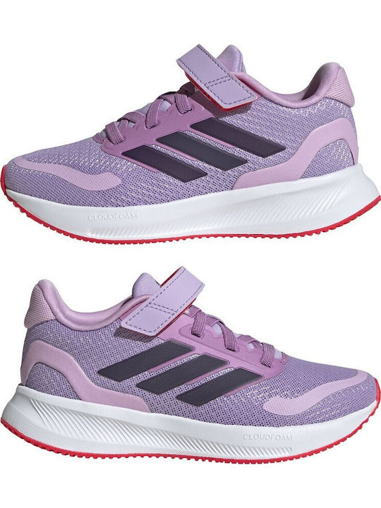 Runfalcon 5 Kids Sports Shoes Running with Hoop & Loop Closure Lilac