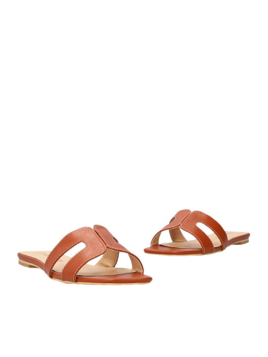 Women's Flat Sandals Tabac Brown