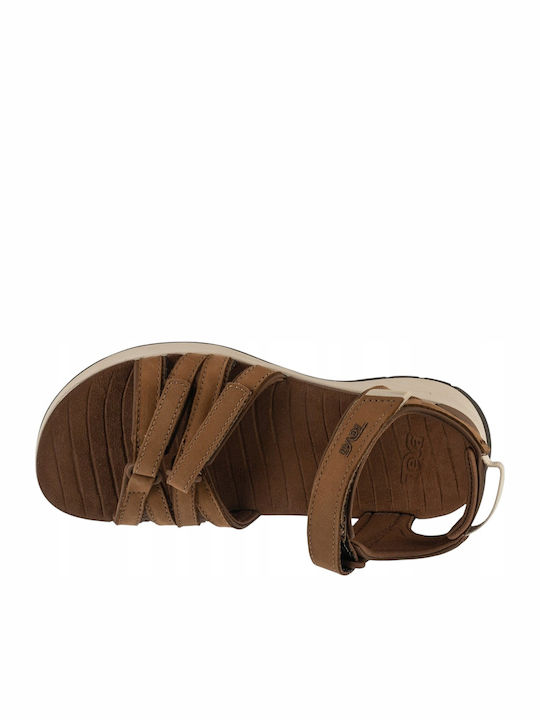 W Tirra Leather Women's Sandals Sporty Brown