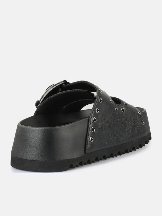 Ari Sandale Damă Flatforme Negre