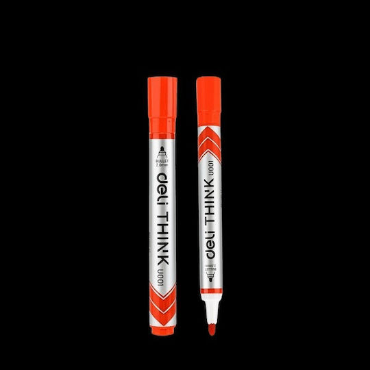Deli Think Whiteboard Marker 2mm Red