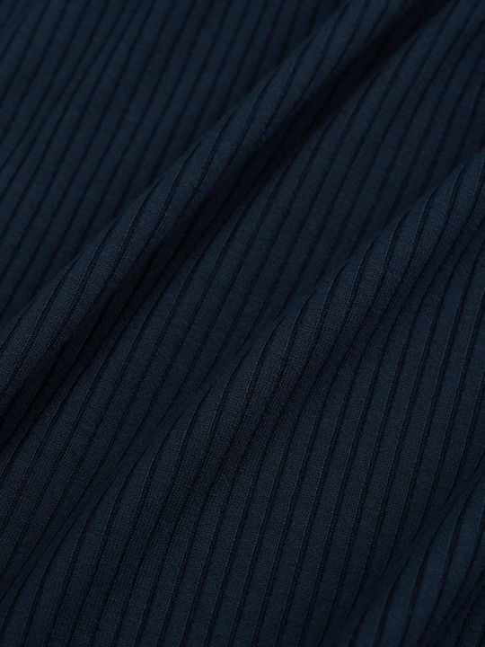 Summer Maxi Evening Dress Dark Blue