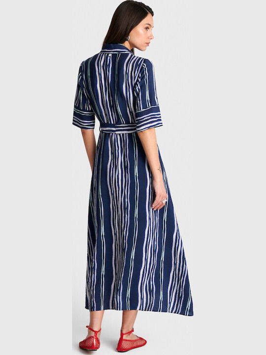 Summer Midi Dress Blue