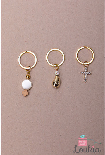 Loukia Christening Charm Keychain 50 Pieces