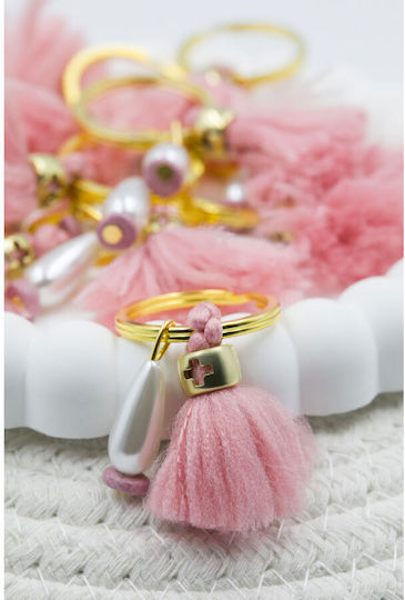 Kymi Christening Charm Keychain Pink 50 Pieces