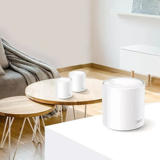 TP-LINK Deco X60 v3 WiFi Mesh Network Access Point Wi‑Fi 6 Dual Band (2.4 & 5GHz) in Double Kit