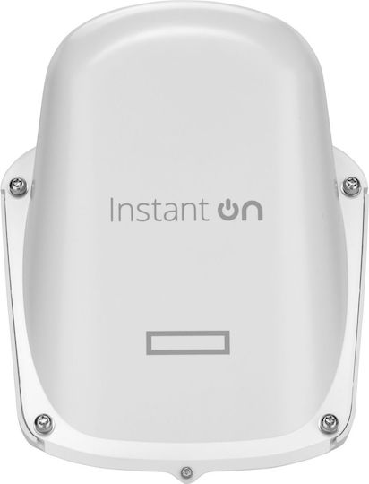 HP Instant On AP27 v1 WiFi Mesh Network Access Point Wi‑Fi 6 Dual Band (2.4 & 5GHz) για Εξωτερική Τοποθέτηση Λευκό