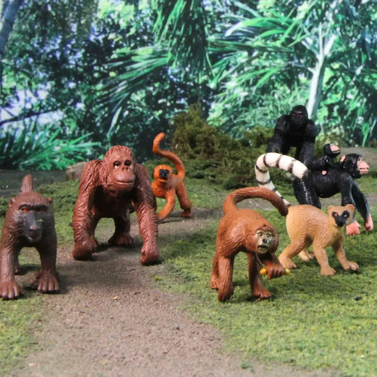 Safari Ltd Miniatur-Spaßspielzeug Affen & Affen für 3+ Jahre