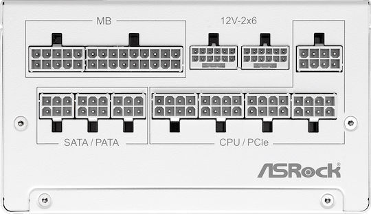 ASRock Steel Legend SL-1200GW 1200W Weiß Netzteile Vollständig modular 80 Plus Gold