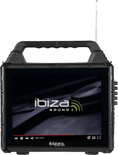 Ibiza Sound Sistem De Karaoke Cu Microfoane Fără Fir Negru